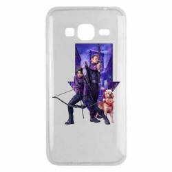 Чехол для Samsung J3 2016 Соколиный глаз и Кейт Бишоп - PrintSalon