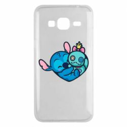 Чехол для Samsung J3 2016 Стич с куклой - PrintSalon