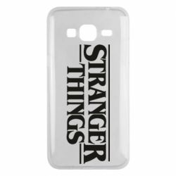 Чехол для Samsung J3 2016 Stragner Things Logo - PrintSalon