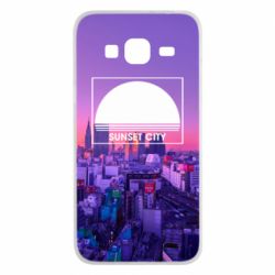 Чохол для Samsung J3 2016 Sunset city - PrintSalon