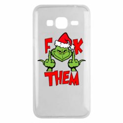 Чехол для Samsung J3 2016 The grinch f*ck them - PrintSalon