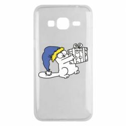 Чехол для Samsung J3 2016 Украинский кот саймона с подарком - PrintSalon