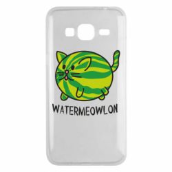 Чехол для Samsung J3 2016 Watermeowloon - PrintSalon