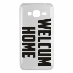 Чехол для Samsung J3 2016 Welcum Home - PrintSalon