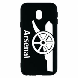 Чехол для Samsung J3 2017 Arsenal simple logo - PrintSalon