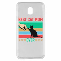 Чехол для Samsung J3 2017 Best cat mom ever - PrintSalon