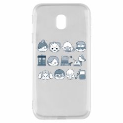 Чехол для Samsung J3 2017 Doctor who icons - PrintSalon