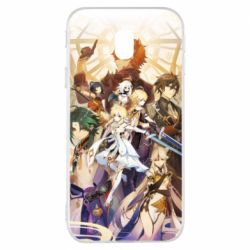 Чехол для Samsung J3 2017 Genshin Impact Characters - PrintSalon