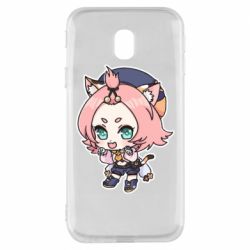 Чехол для Samsung J3 2017 Genshin Impact chibi Diona - PrintSalon
