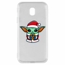 Чехол для Samsung J3 2017 Grogu Santa Claus - PrintSalon