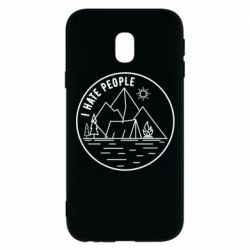 Чехол для Samsung J3 2017 I hate people - camper - PrintSalon