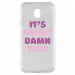 Чехол для Samsung J3 2017 It's About Damn Time - PrintSalon