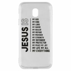Чехол для Samsung J3 2017 Jesus is - PrintSalon