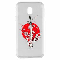Чохол для Samsung J3 2017 katana in sakura-PrintSalon Чохол для Samsung J3 2017 katana in sakura