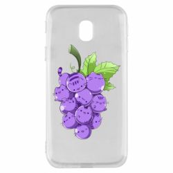 Чехол для Samsung J3 2017 Кот-виноград - PrintSalon