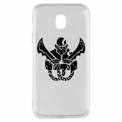 Чехол для Samsung J3 2017 Kratos silhouette - PrintSalon