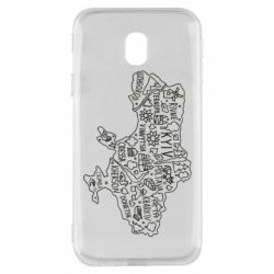 Чехол для Samsung J3 2017 Map Ukraine - PrintSalon
