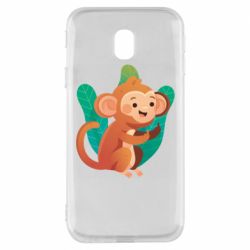 Чехол для Samsung J3 2017 Monkey. Fuck You - PrintSalon