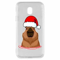 Чехол для Samsung J3 2017 Новогодняя капибара - PrintSalon