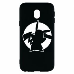 Чехол для Samsung J3 2017 Pikachu silhouette - PrintSalon