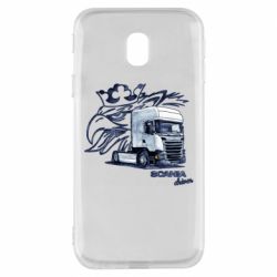 Чехол для Samsung J3 2017 Scania watercolor art - PrintSalon