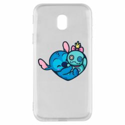 Чехол для Samsung J3 2017 Стич с куклой - PrintSalon