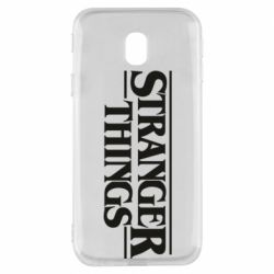 Чехол для Samsung J3 2017 Stragner Things Logo - PrintSalon