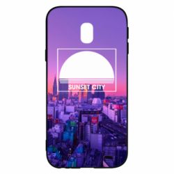 Чохол для Samsung J3 2017 Sunset city - PrintSalon
