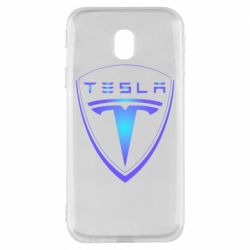 Чехол для Samsung J3 2017 Tesla logo gradient - PrintSalon