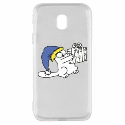 Чехол для Samsung J3 2017 Украинский кот саймона с подарком - PrintSalon