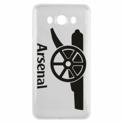 Чехол для Samsung J7 2016 Arsenal simple logo