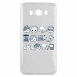 Чехол для Samsung J7 2016 Doctor who icons - PrintSalon