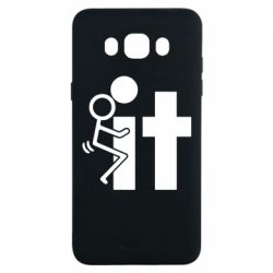 Чехол для Samsung J7 2016 F*ck with IT - PrintSalon