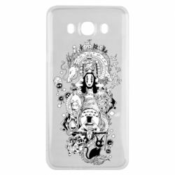 Чехол для Samsung J7 2016 Герои Хаяо Миядзаки - PrintSalon