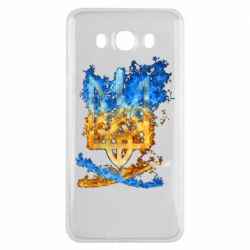 Чехол для Samsung J7 2016 Горящий гербу Украины - PrintSalon