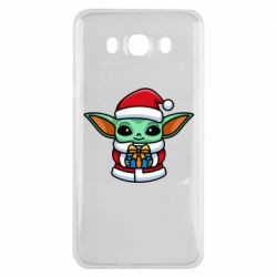 Чехол для Samsung J7 2016 Grogu Santa Claus