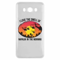 Чехол для Samsung J7 2016 I love the smell napalm, in the morning - PrintSalon