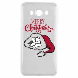 Чехол для Samsung J7 2016 Кот саймона рождество