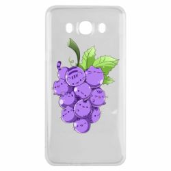 Чехол для Samsung J7 2016 Кот-виноград - PrintSalon