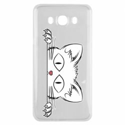 Чехол для Samsung J7 2016 Котейка