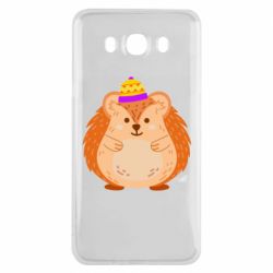 Чехол для Samsung J7 2016 Little hedgehog in a hat - PrintSalon