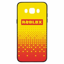 Чехол для Samsung J7 2016 Logo and squares - PrintSalon