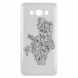 Чехол для Samsung J7 2016 Map Ukraine