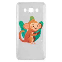 Чехол для Samsung J7 2016 Monkey. Fuck You - PrintSalon