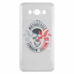Чехол для Samsung J7 2016 Moto skull - PrintSalon