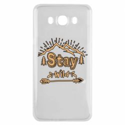 Чехол для Samsung J7 2016 Mountains - Stay Wild - PrintSalon