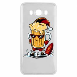 Чехол для Samsung J7 2016 New Year's beer