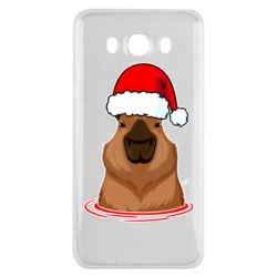 Чехол для Samsung J7 2016 Новогодняя капибара