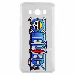 Чехол для Samsung J7 2016 One Piece Logo Skull - PrintSalon