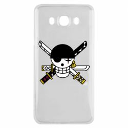 Чехол для Samsung J7 2016 One Piece Zoro logo - PrintSalon